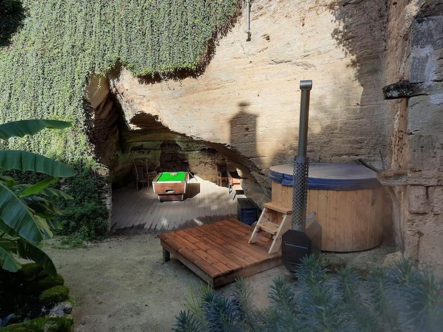 Maison troglodytique Doué La Fontaine Exterior foto