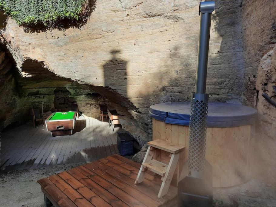 Maison troglodytique Doué La Fontaine Exterior foto